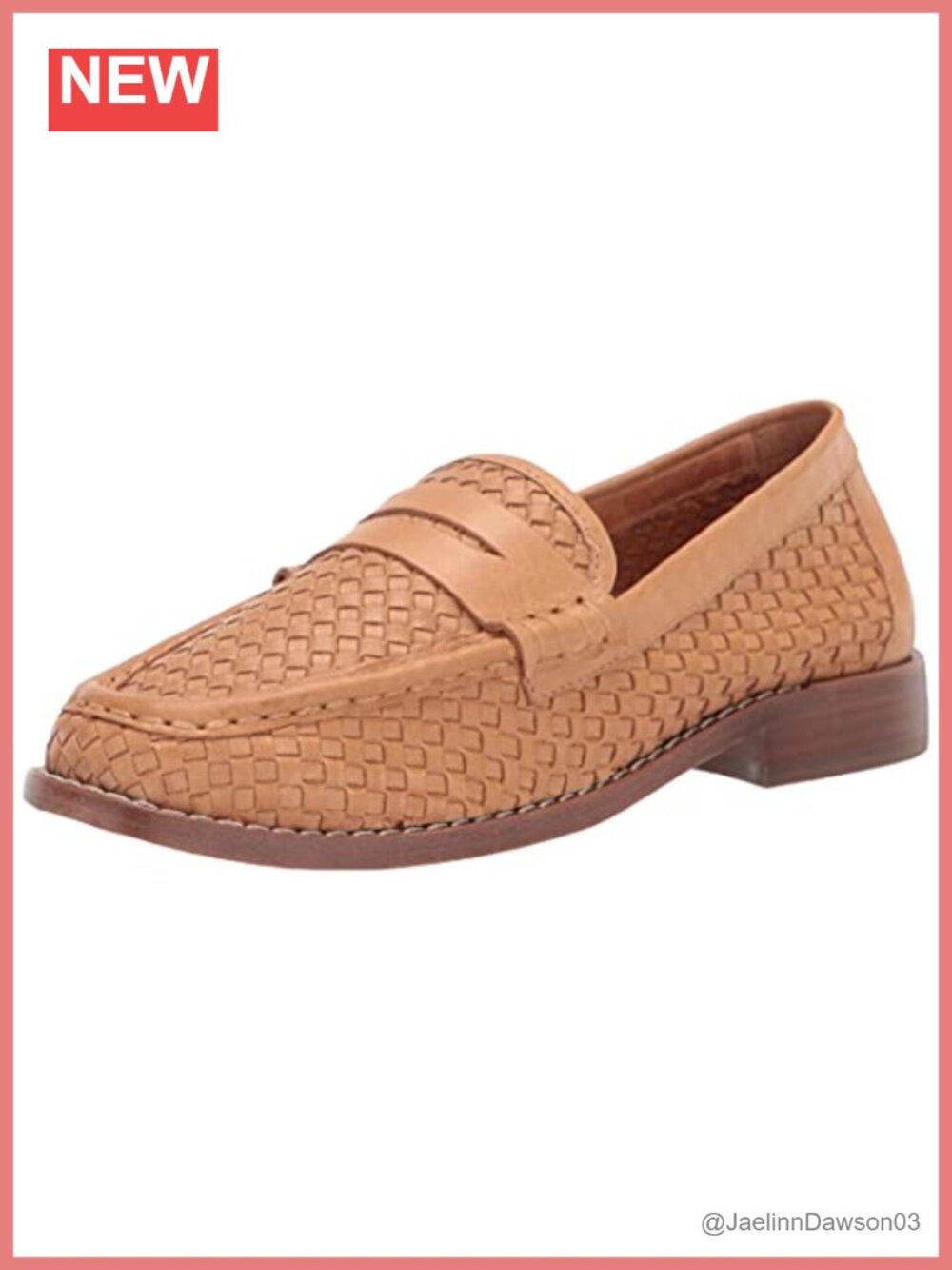 Woven Leather Loafers for Women Closed Toe Flat Pull-On Summer Style